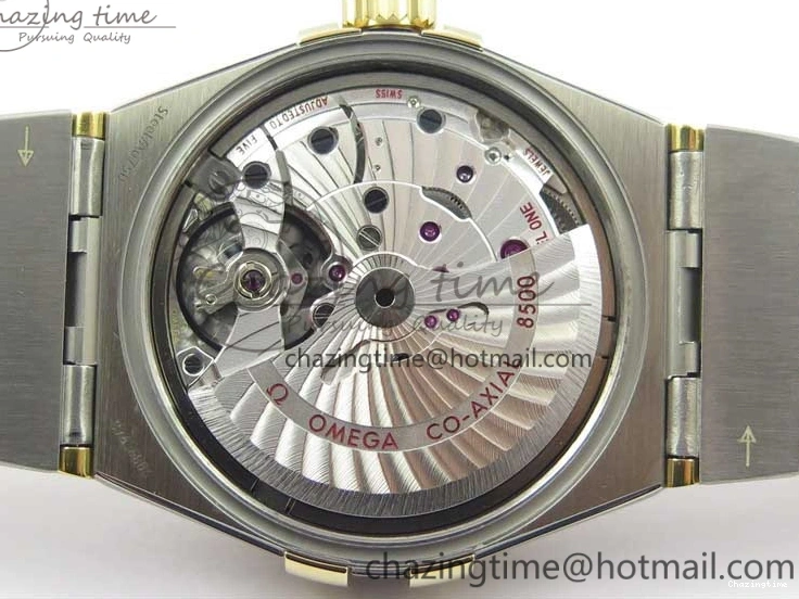 0208 Stylish Constellation 38mm SS RG VSF 1:1 Best Edition WhiteTextured Dial on SS RG Bracelet A8500 Super Clone 7921